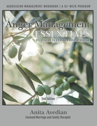 book cover anger management essentials workbook